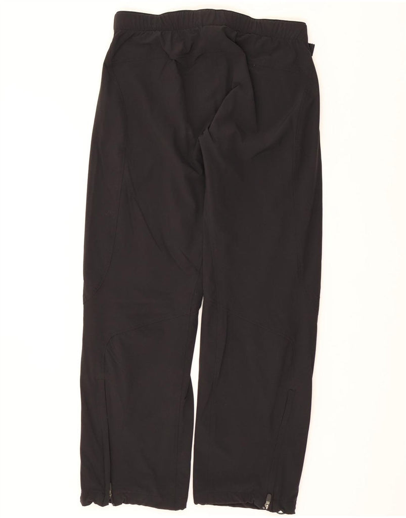 ADIDAS Womens Windbreaker Trousers UK 16 Large Black Polyester Vintage Adidas and Second-Hand Adidas from Messina Hembry 