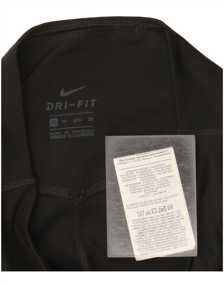 Nike ženske kapri tajice UK 4 XS crni poliester