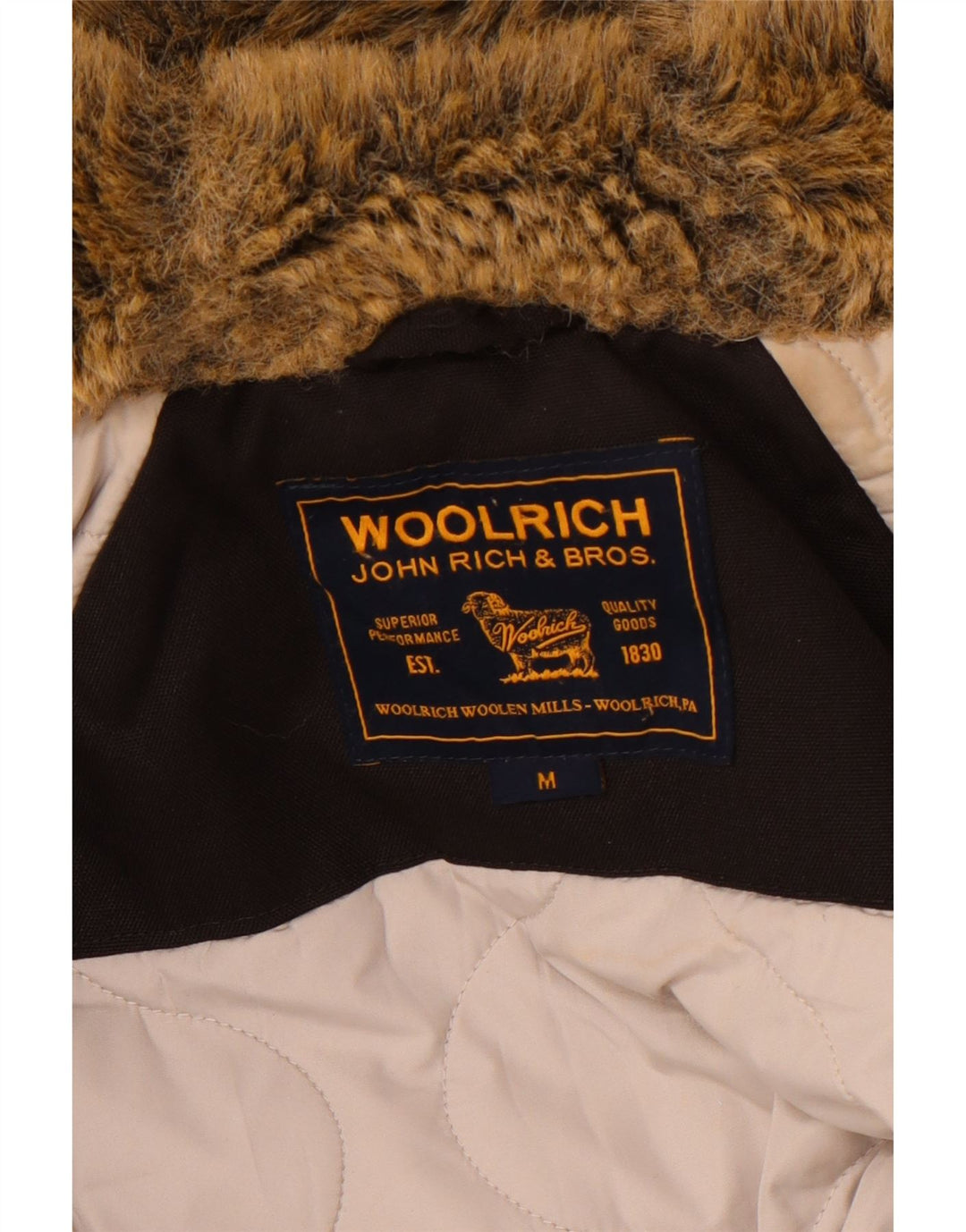 WOOLRICH Ženska parka jakna s kapuljačom UK 12 srednje crna