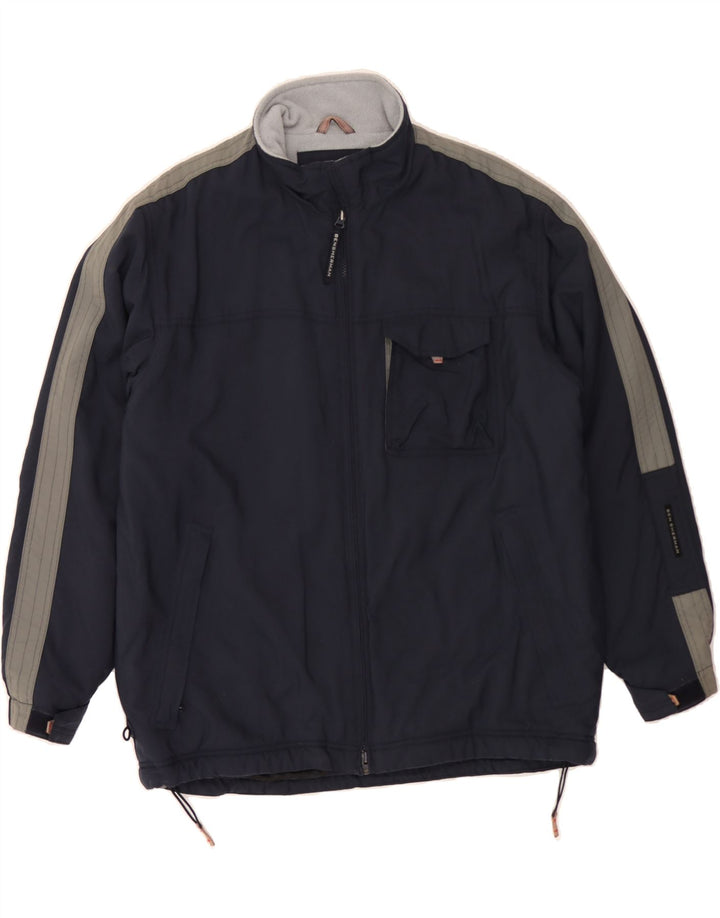BEN SHERMAN Muška vjetrovka jakna UK 40 Large Navy Blue Colourblock