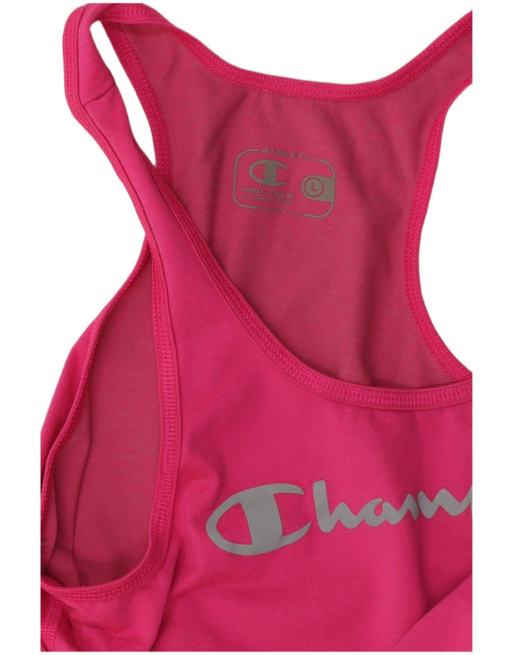 CHAMPION Ženska majica s grafičkim motivima UK 14 Large Pink