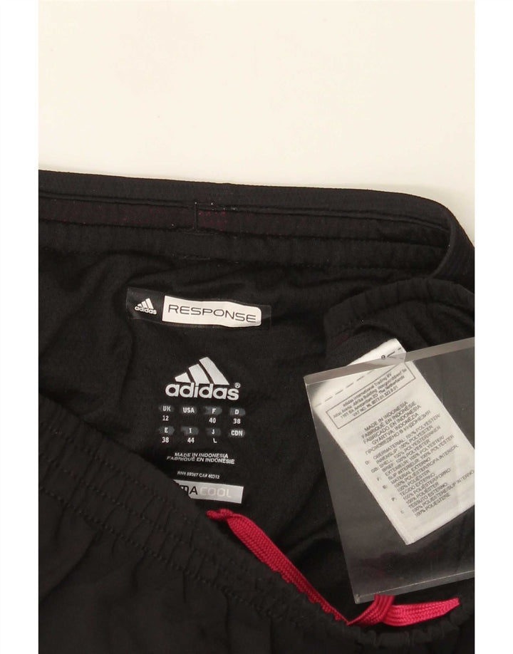 Adidas ženske Climacool sportske kratke hlače UK 12 Srednji crni poliester