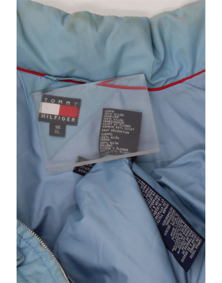 TOMMY HILFIGER Podstavljena jakna za dječake 15-16 godina XL plavi najlon