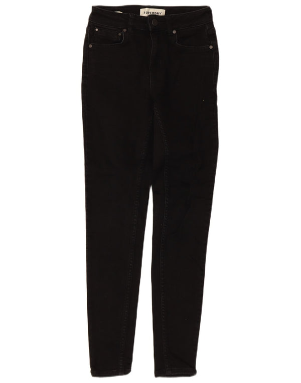 Superdry ženske uske traperice W24 L30 crni pamuk