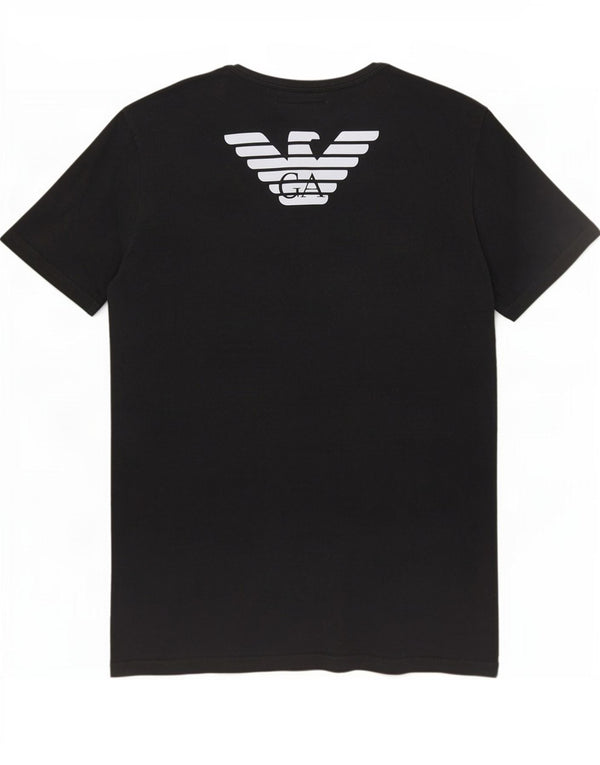 Emporio Armani Ženska grafička majica kratkih rukava UK 14 srednje crna