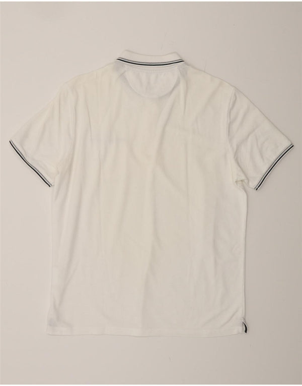 CHAMPION Muška polo majica Easy Fit Large White Pamuk