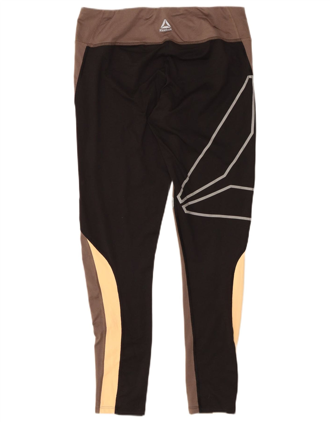 REEBOK Ženske grafičke tajice UK 12/14 srednje sive boje poliester