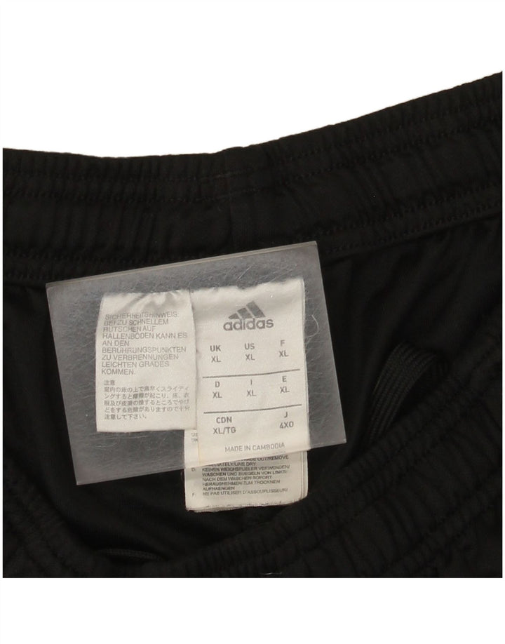 Adidas muške trenirke Climalite XL crne poliesterske hlače