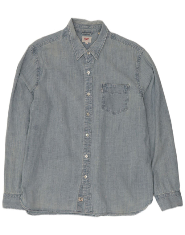 Levi's muška košulja XL plavi pamuk