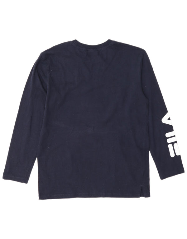 Fila Boys Graphic Majica dugih rukava 13-14 godina tamnoplavi pamuk