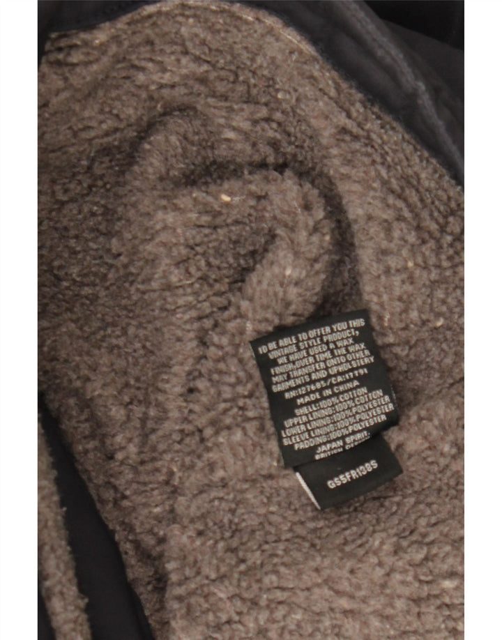 SUPERDRY ženska jakna parka s kapuljačom UK 16 Veliki tamnoplavi pamuk