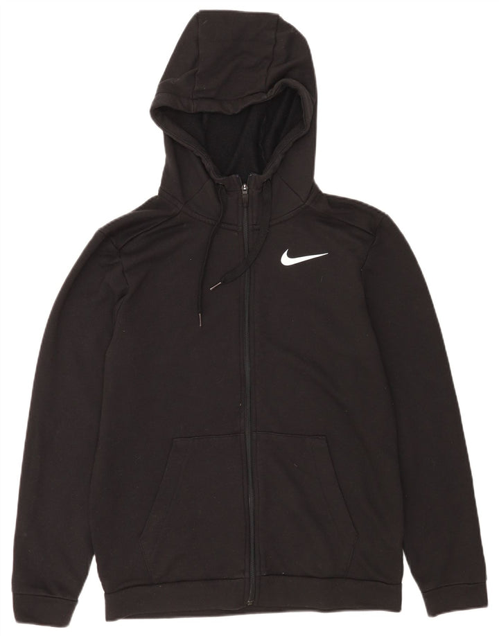 Mali crni pulover Nike Dri Fit Zip Hoodie