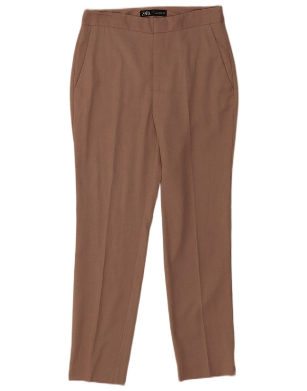 Zara ženske uske chino hlače EU 34 2XS W24 L25 smeđi poliester