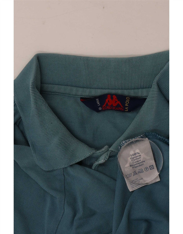 Kappa muška polo majica Large Blue Cotton