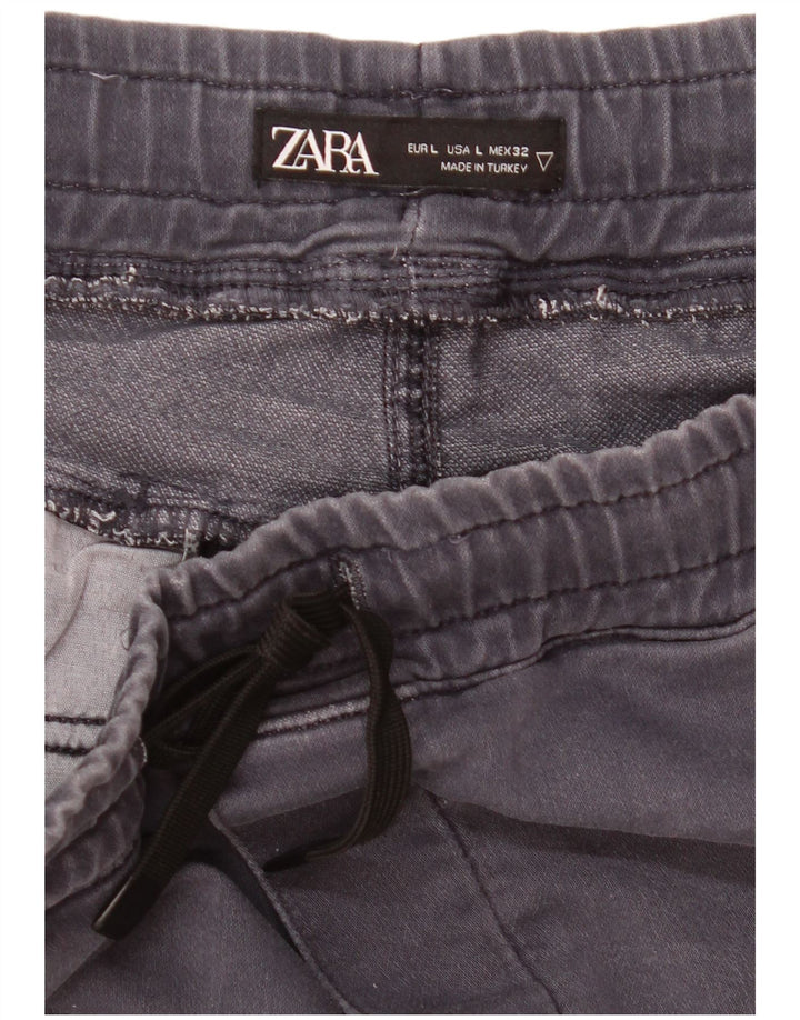 Zara muške chino kratke hlače Large W32 tamnoplave