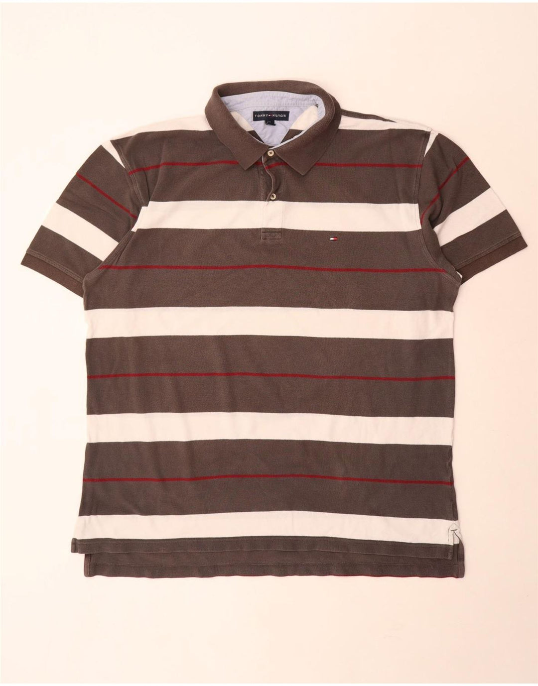 Tommy Hilfiger muška polo majica 2XL na sive pruge