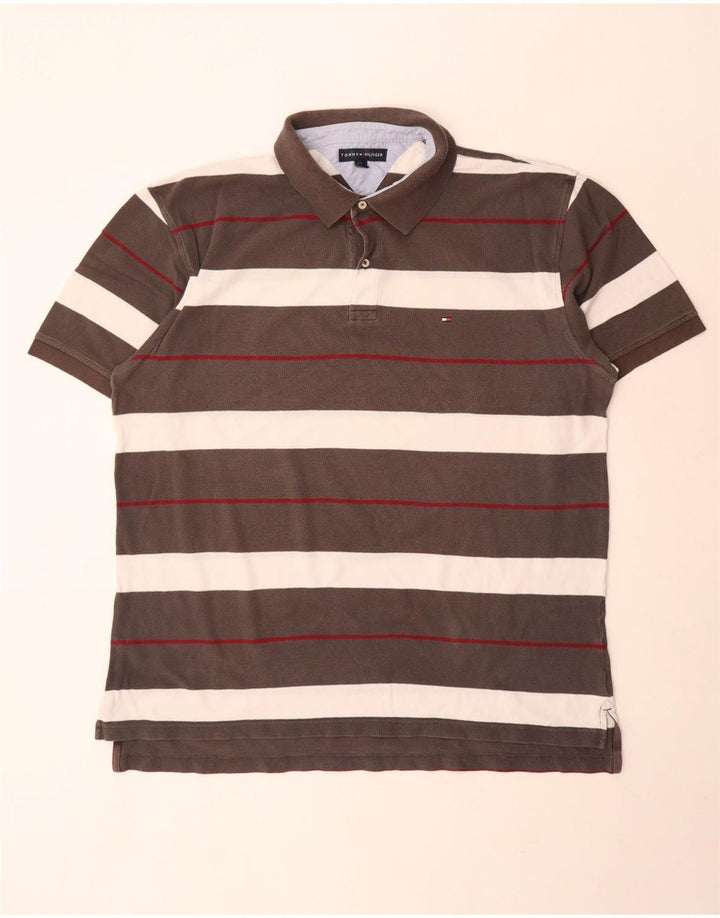 Tommy Hilfiger muška polo majica 2XL na sive pruge