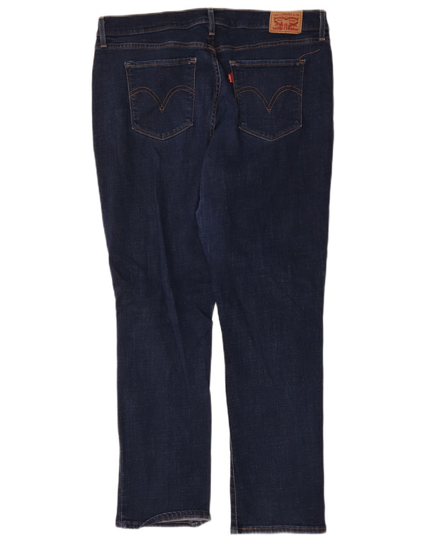 Levi's ženske ravne traperice visokog struka US 16 2XL W33 L30 tamnoplave