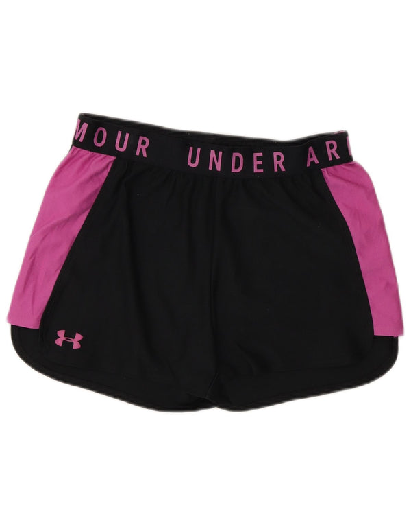 Under Armour ženske sportske kratke hlače Heat Gear UK 12 srednje crne boje