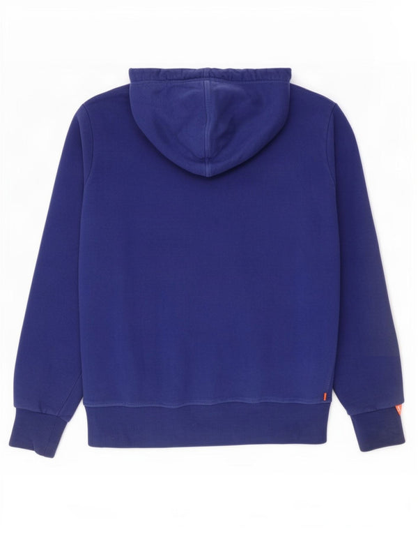 Superdry muški pulover s kapuljačom na patentni zatvarač 2XL plavi pamuk