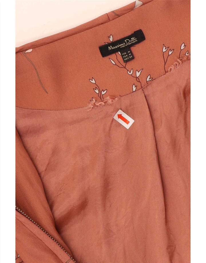 Massimo Dutti ženska bomber jakna UK 12 srednje ružičasta cvjetna viskoza