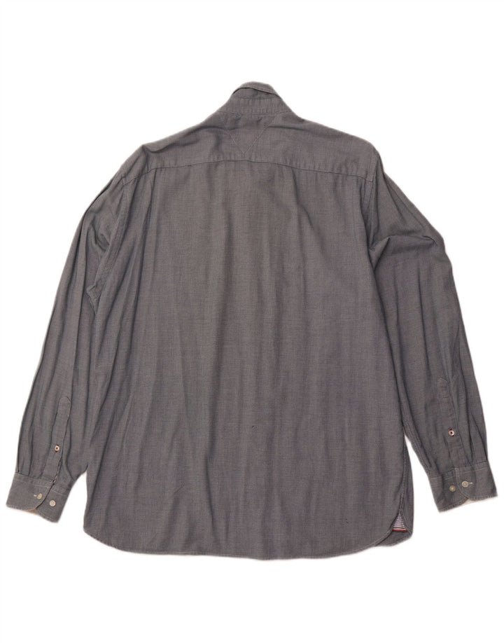 TOMMY HILFIGER Muška košulja standardnog kroja XL sivi pamuk na točkice