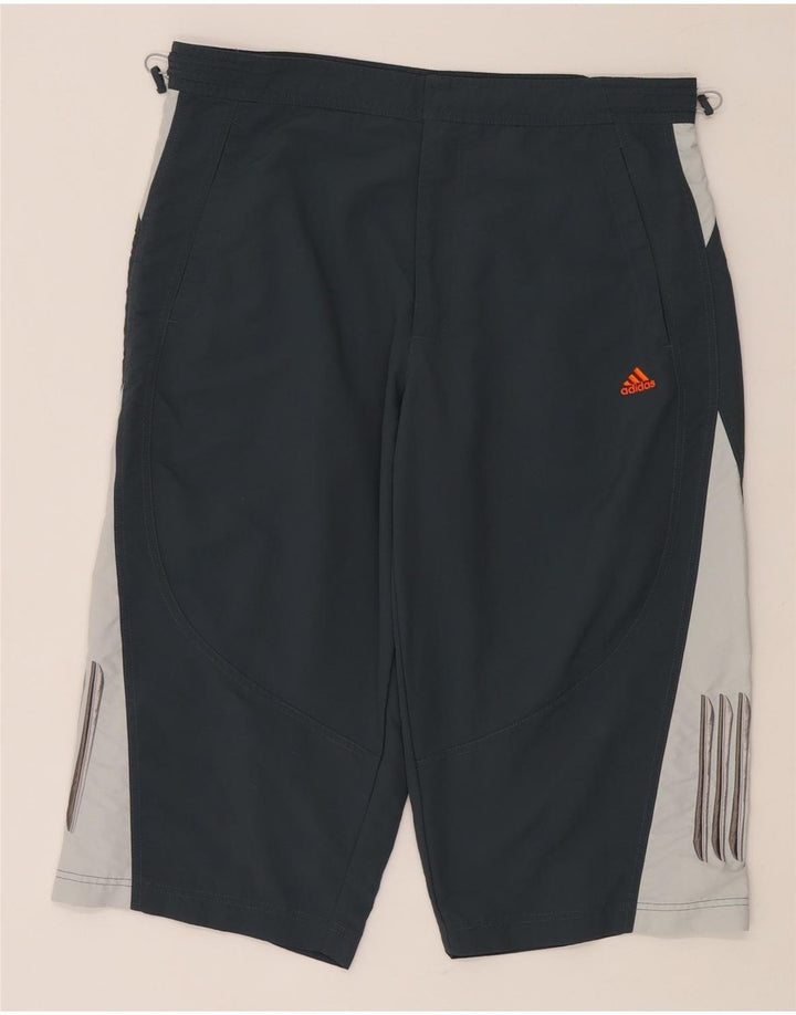 Adidas muške bermude sportske kratke hlače srednje plave boje od poliamida
