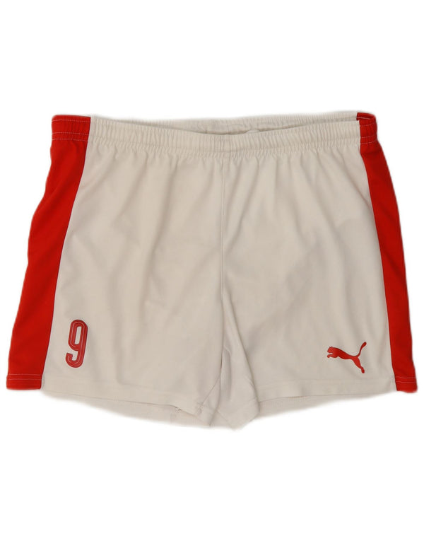 Puma kratke sportske hlače za dječake 15-16 godina, bijeli poliester u boji
