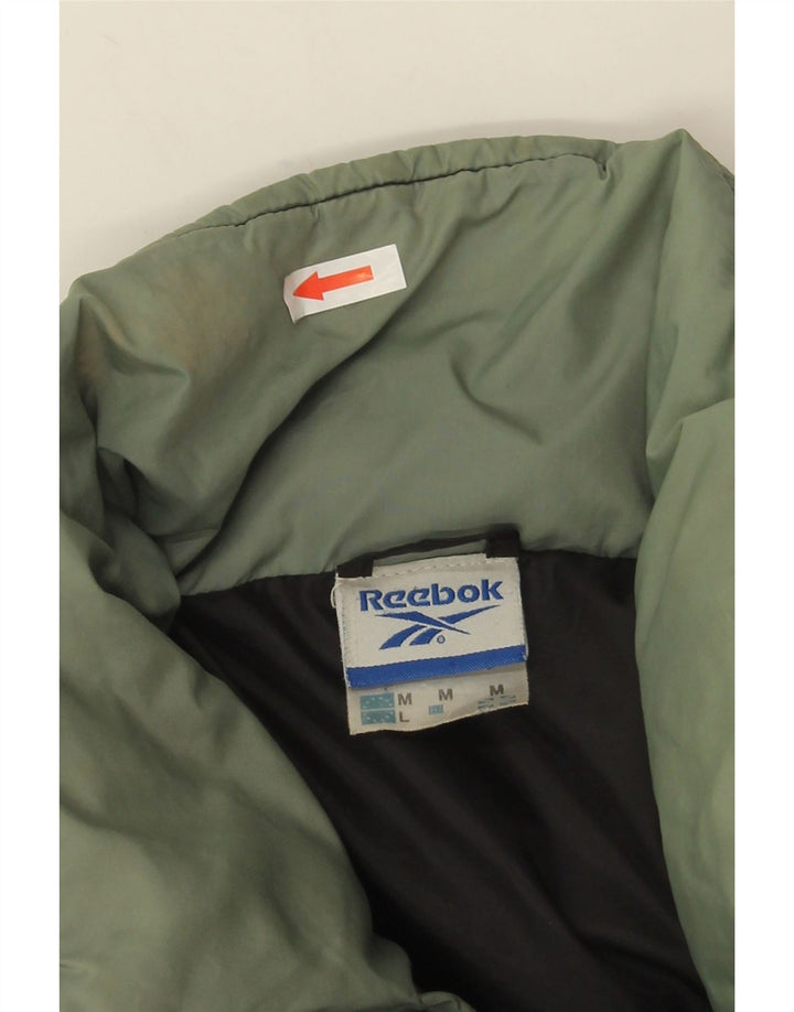 Reebok muška široka podstavljena jakna UK 38 Srednje crni najlon
