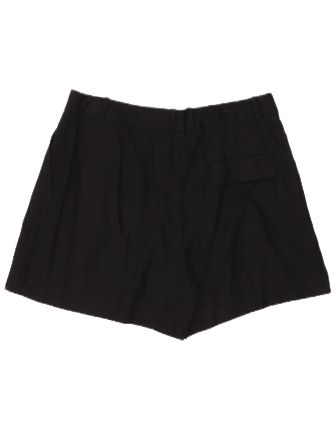 Zara ženske chino kratke hlače Large W32 crna lanena