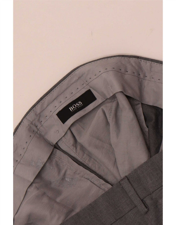 Hugo Boss muške ravne chino hlače W36 L30 sive