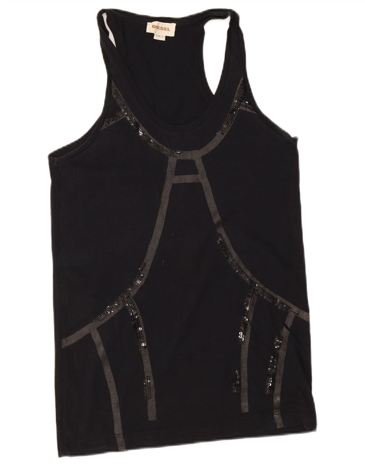 Diesel ženski prsluk Top UK 10 Small Black