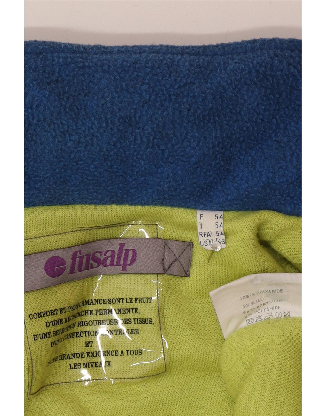 Fusalp muška skijaška jakna IT 54 2XL plavi poliamid u boji