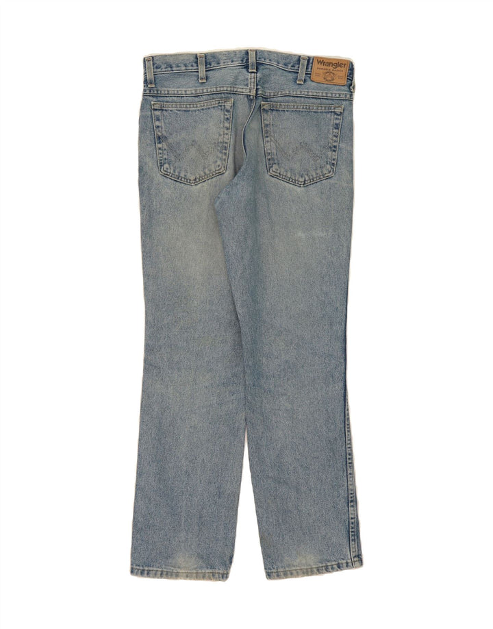 WRANGLER Mens Straight Jeans W34 L30 Blue Cotton Vintage Wrangler and Second-Hand Wrangler from Messina Hembry 