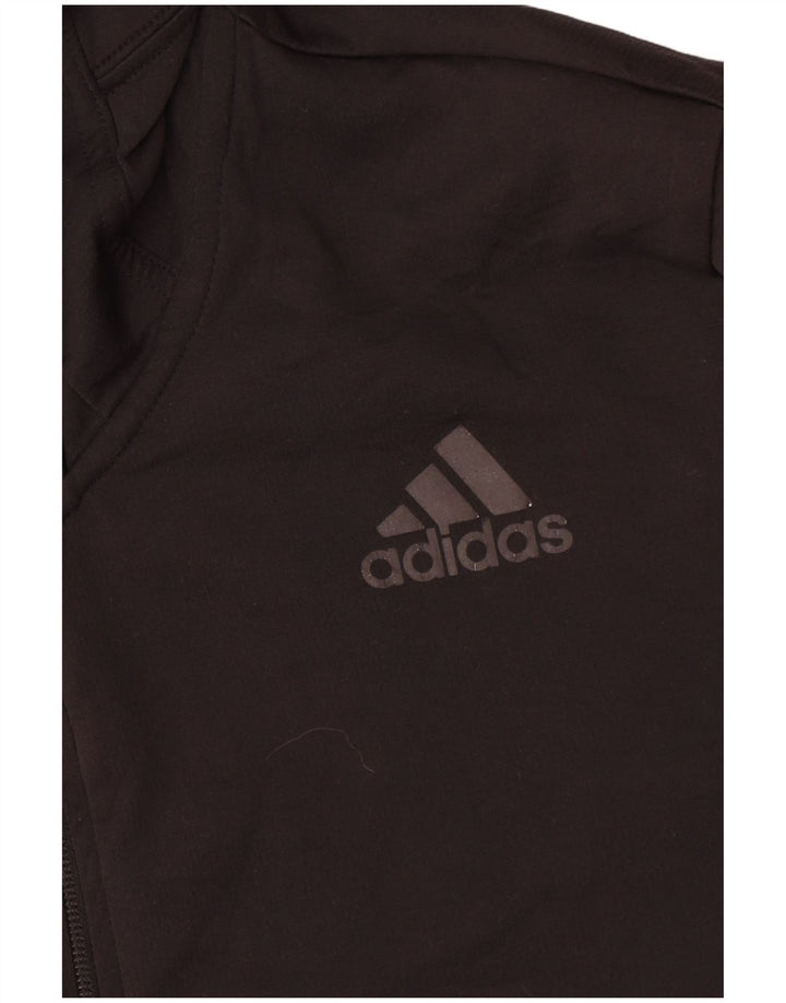 Adidas muška trenirka s kapuljačom, gornja jakna, srednje crna