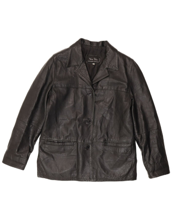 Lavorazione Artigiana ženska kožna jakna IT 44 srednje crna koža