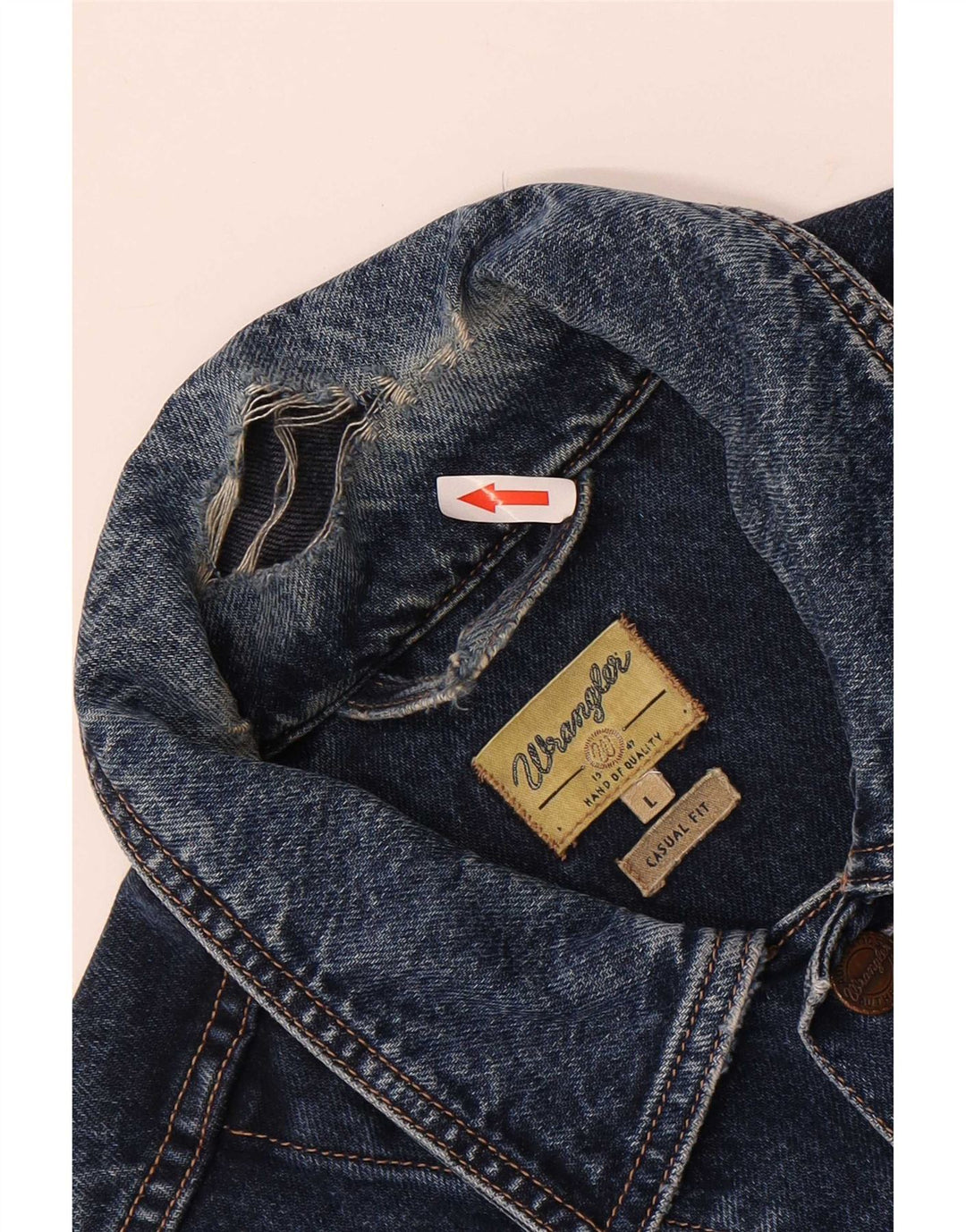 Wrangler muška ležerna traper jakna UK 40 Large Blue