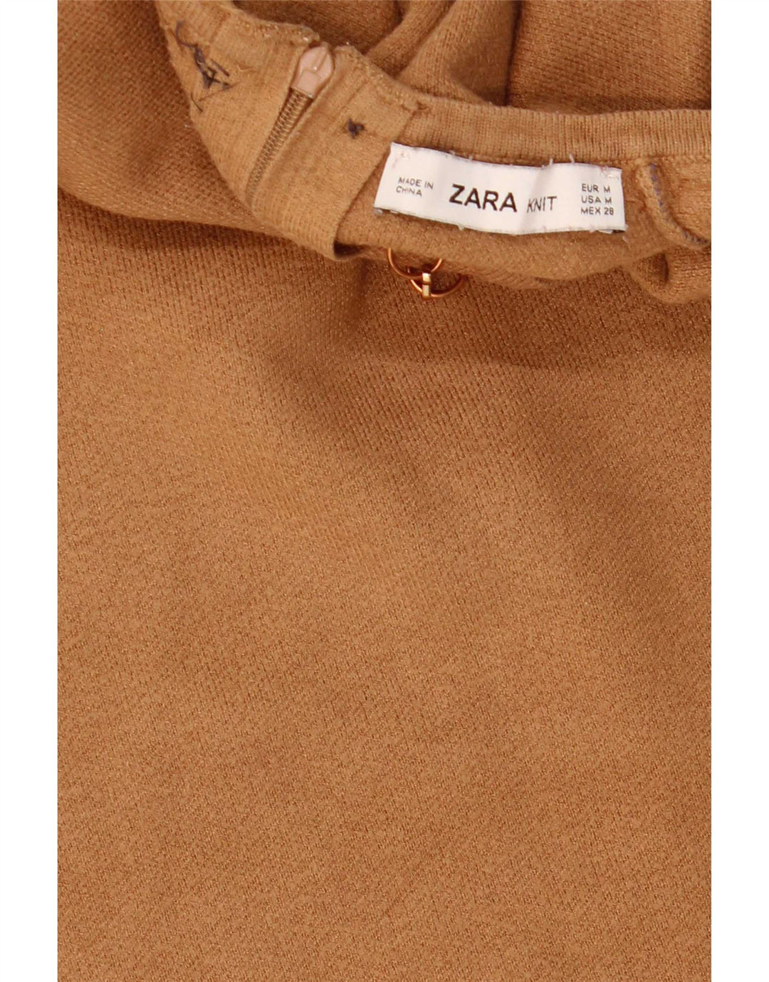 Zara ženska majica kratkih rukava UK 12 srednje smeđa