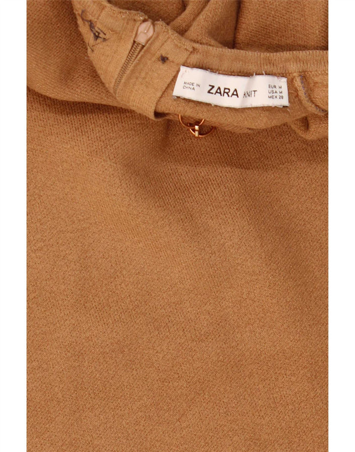 Zara ženska majica kratkih rukava UK 12 srednje smeđa