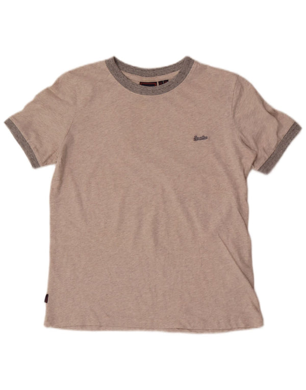 Superdry ženska majica kratkih rukava UK 8 Mali sivi pamuk