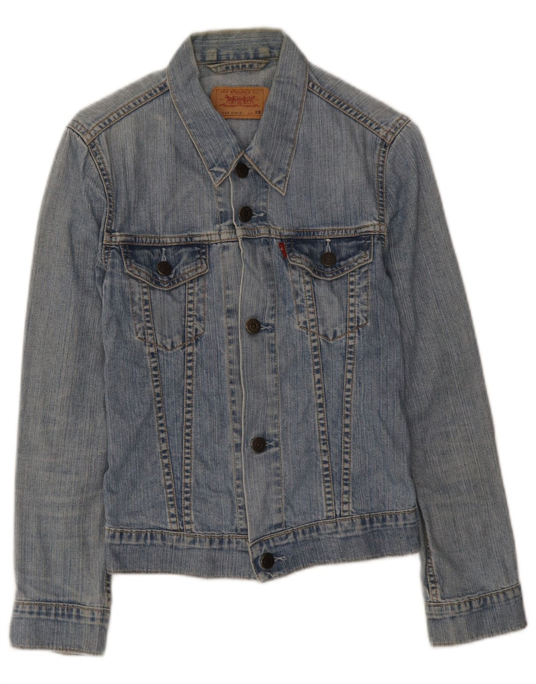 Levi's traper jakna za djevojčice 7-8 godina XS plavi pamuk