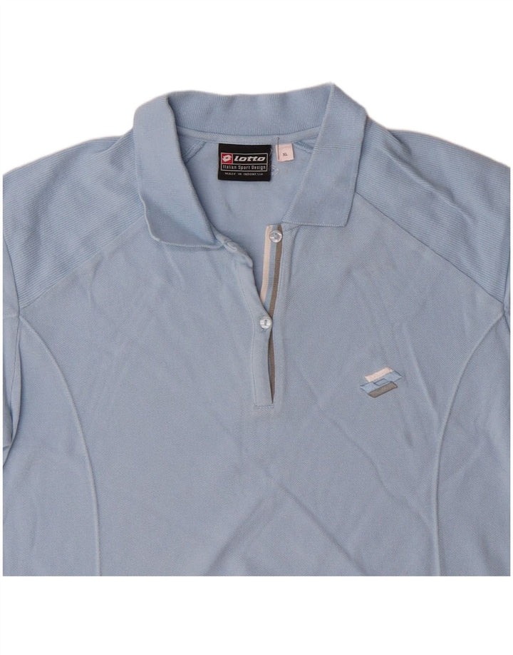 LOTTO ženska polo majica UK 18 XL plavi pamuk