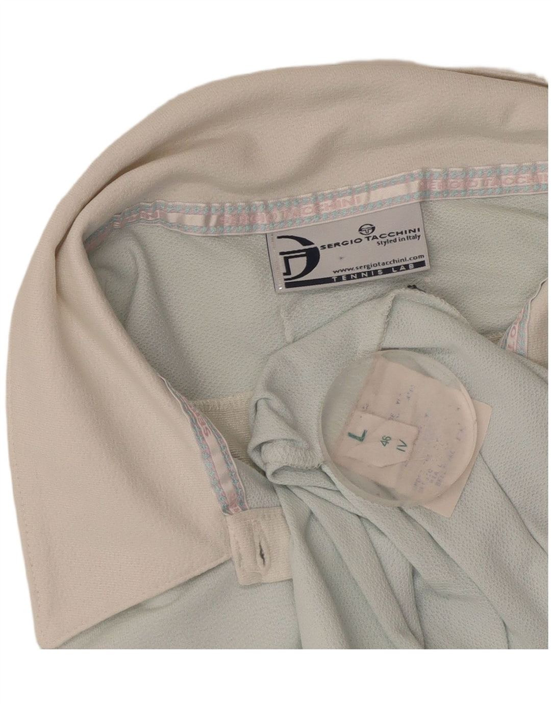 SERGIO TACCHINI ženska polo majica UK 14 veliki plavi poliamid
