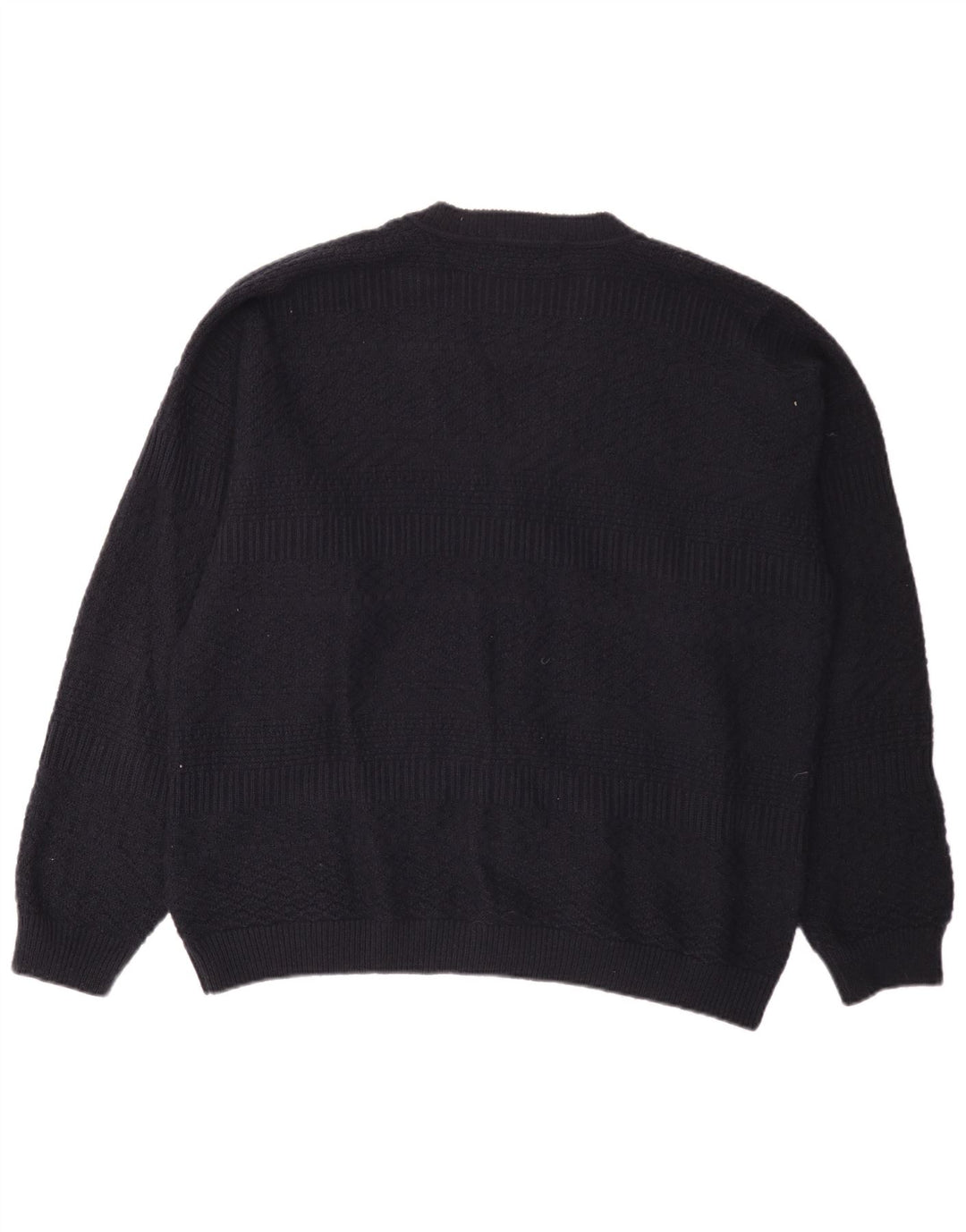 Vintage muški kardigan pulover XL tamnoplavi