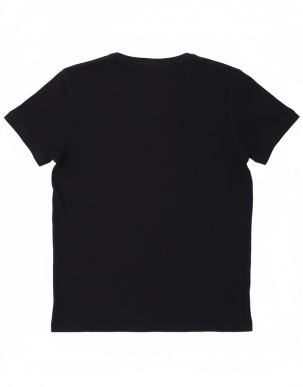 Massimo Dutti Ženska majica kratkih rukava UK 14 Veliki tamnoplavi pamuk