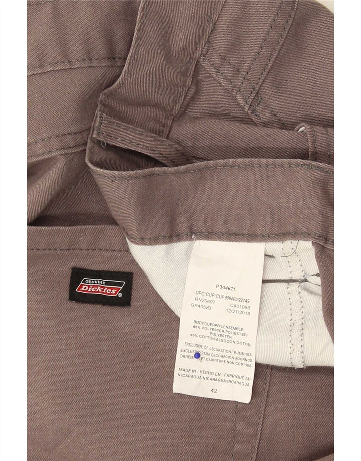 Dickies muške ležerne kratke hlače W42 2XL sivi poliester u boji
