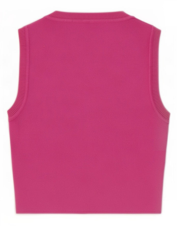 Zara ženski prsluk Top UK 10 Small Pink