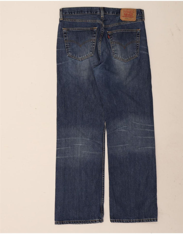 Levi's muške 508 ravne traperice W32 L32 plavi pamuk