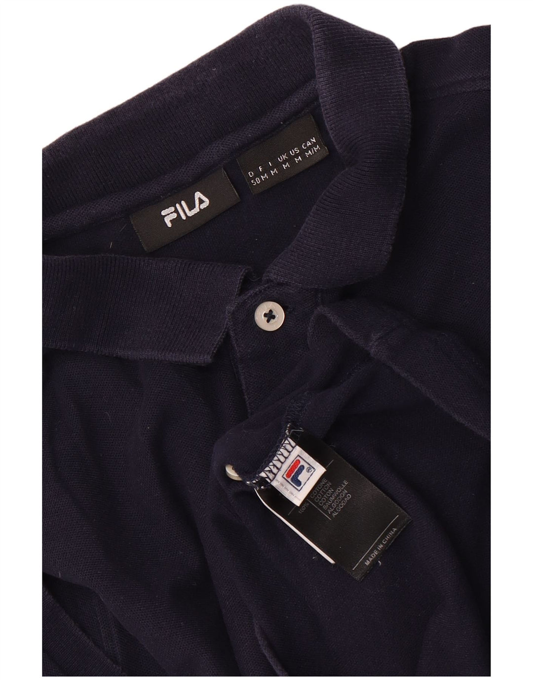 Fila muška polo majica Srednje tamnoplavi pamuk