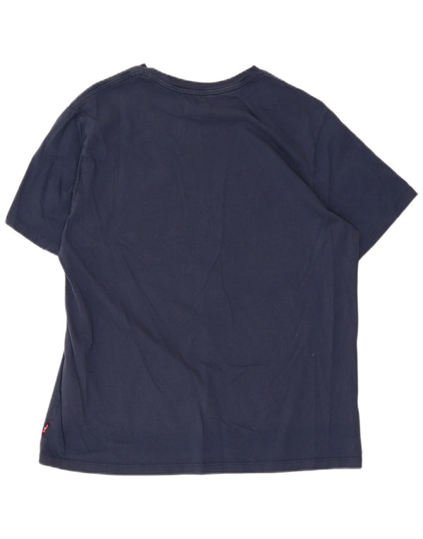 Levi's ženska majica kratkih rukava s grafičkim motivima UK 16 velika tamnoplava pamuk
